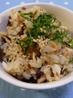 しそ昆布とツナの混ぜごはん-レシピのメイン写真