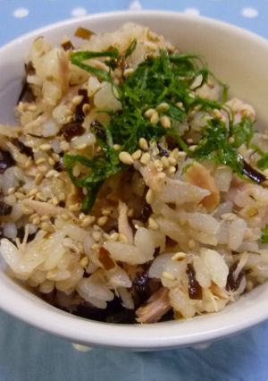 しそ昆布とツナの混ぜごはん-レシピのメイン写真