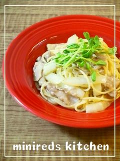 豚肉と白菜の和風パスタ-レシピのメイン写真