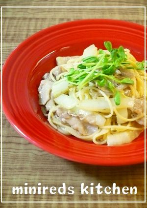 豚肉と白菜の和風パスタ-レシピのメイン写真