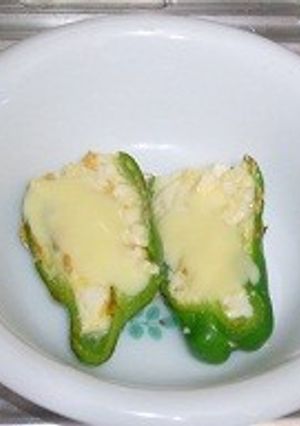 ピーマンと豆腐チーズ焼き-レシピのメイン写真