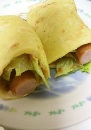 簡単！小麦粉でクレープロール♪-レシピのメイン写真
