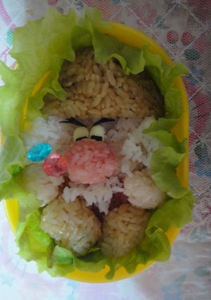 キャラ弁 七人の小人(おこりんぼ)-レシピのメイン写真