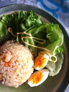 早炊き22分☆炊飯器deエビチャーハン-レシピのメイン写真