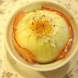 新玉ねぎ丸ごと!とろとろスープグラタン