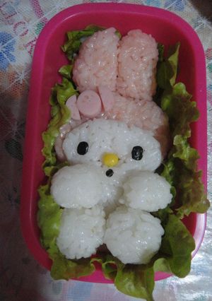 キャラ弁　マイメロディ-レシピのメイン写真