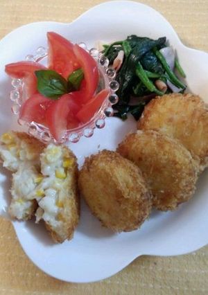 コーンクリームコロッケ。-レシピのメイン写真
