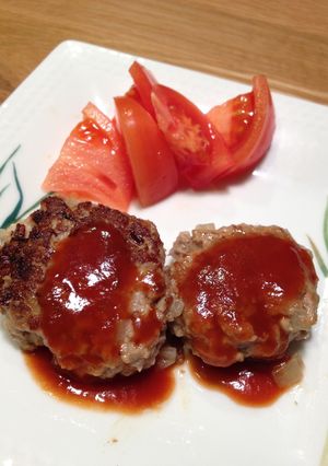 絹豆腐で☆やわらか〜美味しいハンバーグ♪-レシピのメイン写真