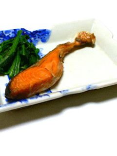アンデス岩塩でいただく焼き秋鮭-レシピのメイン写真