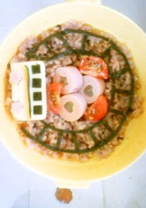 ☆電車☆ キャラ弁-レシピのメイン写真
