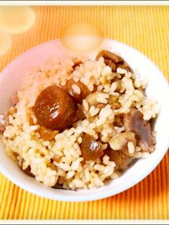 甘栗で簡単☆なんちゃって栗ごはん-レシピのメイン写真