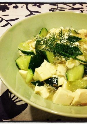 豆腐と胡瓜の炒め物＊しらすあんかけ-レシピのメイン写真