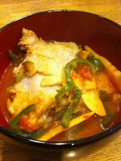 塩麹で柔らかい♡骨付鳥ももトマト煮込み♫-レシピのメイン写真