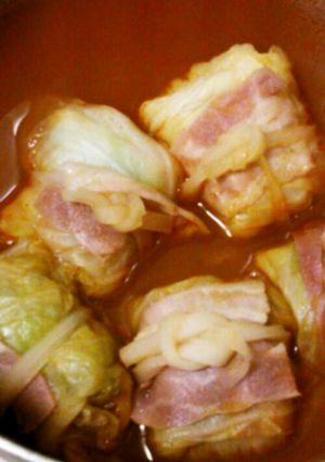 ウマイ♪ロールキャベツのケチャップ煮-レシピのメイン写真