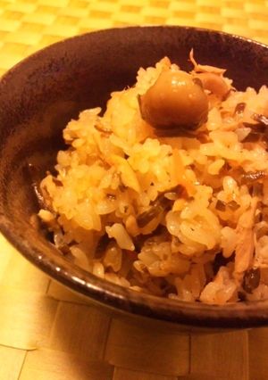 *塩こんぶの旨み♪炊き込みごはん*-レシピのメイン写真