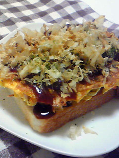 キャベツたっぷり*お好み焼きトースト*-レシピのメイン写真