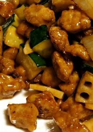 豚肉とズッキーニとレンコンの炒め-レシピのメイン写真
