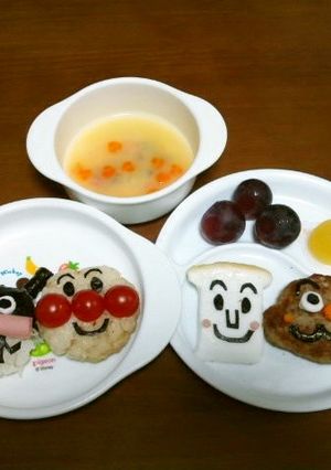お子様のお祝い*アンパンマンごはん-レシピのメイン写真