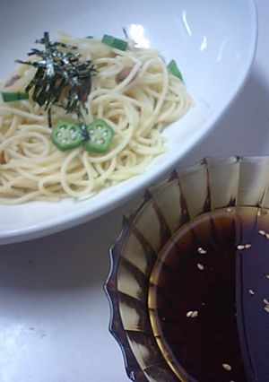 つけ麺パスタ！　和風ネバネバ健康パスタ-レシピのメイン写真