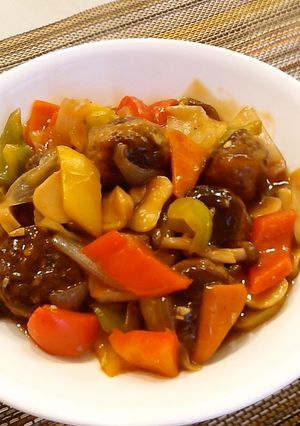 野菜がすすむ!肉団子のタレ-レシピのメイン写真
