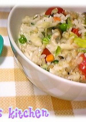 お野菜たっぷり!満腹リゾット-レシピのメイン写真