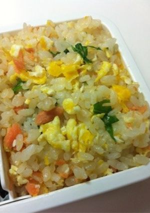 簡単☆お弁当☆鮭と卵の混ぜごはん-レシピのメイン写真