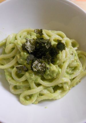 アボカドうどん♪クリーミー♪-レシピのメイン写真
