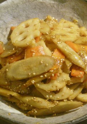 根菜のさっぱり胡麻ゴマきんぴら-レシピのメイン写真
