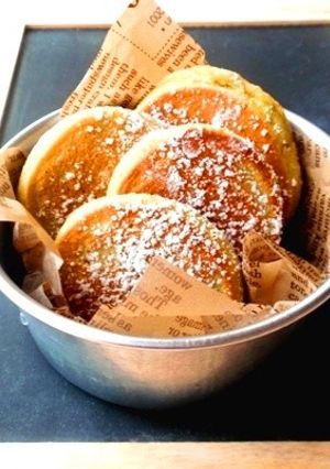 青汁で抹茶味？豆乳ミニパンケーキ-レシピのメイン写真