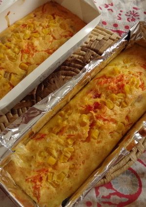 豆乳と米粉を使った簡単ケークサレ ☆覚書-レシピのメイン写真