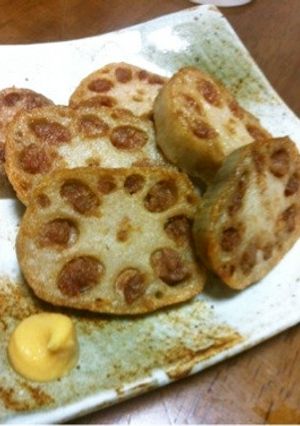 レンコン素揚げ-レシピのメイン写真