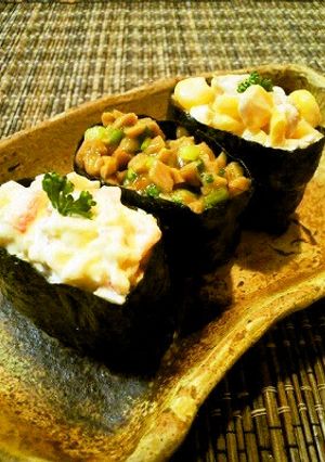 ✿皆で作ろぅ♬常備食でお好み軍艦寿司✿-レシピのメイン写真