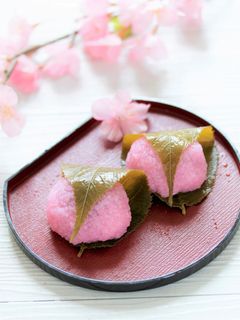 * 道明寺・上方風・関西風❤桜もち♪ -レシピのメイン写真