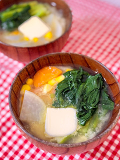 いつもとひと味違う!バター味噌汁-レシピのメイン写真