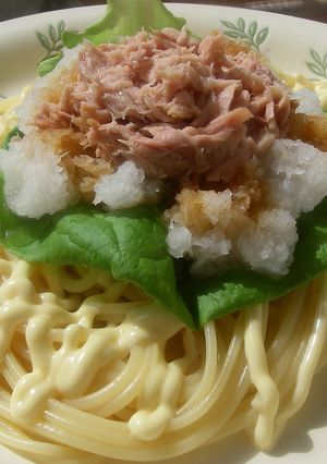 和風ヘルシー☆ツナおろしスパ-レシピのメイン写真