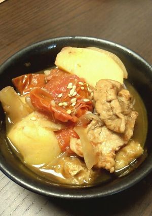 洋風♪トマト肉じゃが-レシピのメイン写真