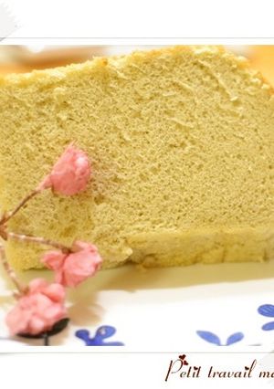 桜風味のシフォン（２０cm）-レシピのメイン写真