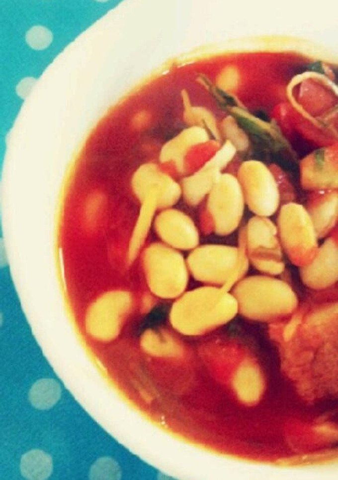 簡単☆お豆のトマト煮スープ-レシピのメイン写真