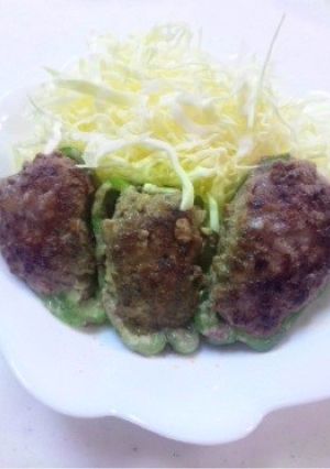 ピーマンの肉詰め-レシピのメイン写真
