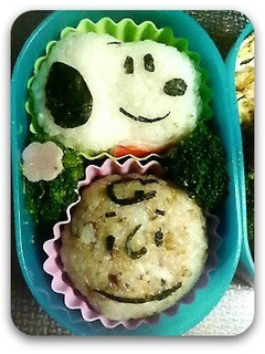 【スヌーピー&チャーリ おにぎり】-レシピのメイン写真