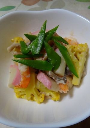 かまぼこと野菜のクリームソース-レシピのメイン写真