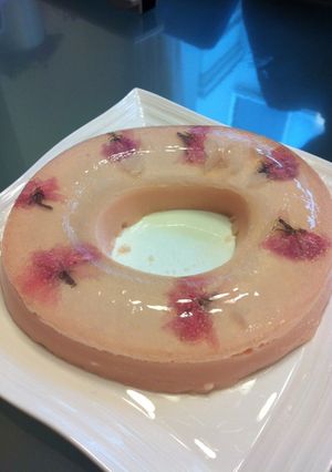 ひな祭りに♡桜香る桃のゼリー-レシピのメイン写真