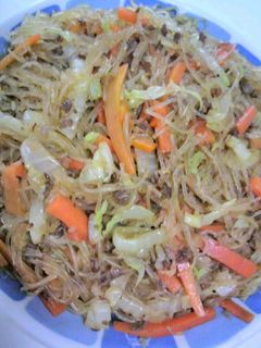 焼き肉のタレで春雨炒め-レシピのメイン写真