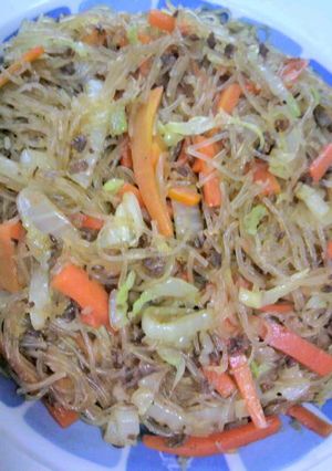 焼き肉のタレで春雨炒め-レシピのメイン写真