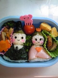 キャラ弁☆おにぎり63・おひなさま-レシピのメイン写真