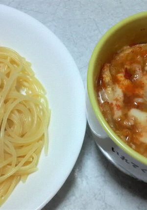 つけスパ・豚キムチーズ-レシピのメイン写真