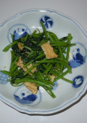 ややカンタン空芯菜炒め-レシピのメイン写真