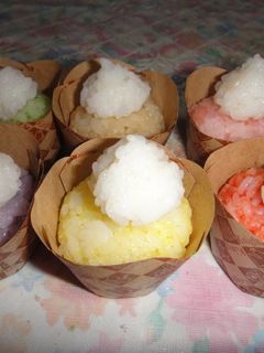 カップケーキ風おにぎり-レシピのメイン写真