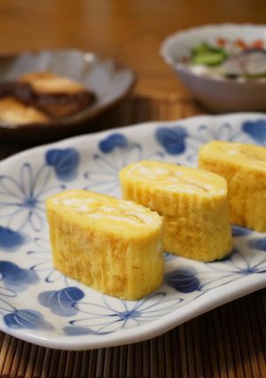 お弁当に*母から伝わる甘い厚焼き卵-レシピのメイン写真