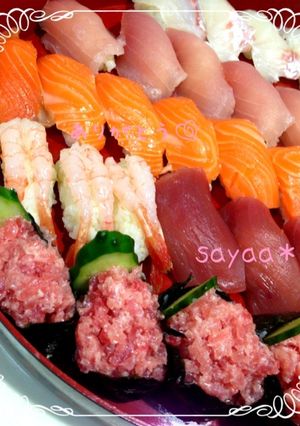 豪華な節約メニュー✿絶品にぎり寿司-レシピのメイン写真